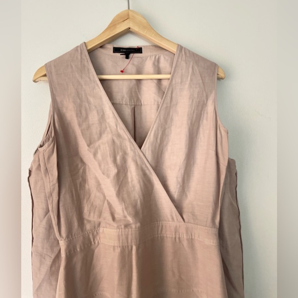 BCBGMaxazria Tamera Cupro Cotton Dress Shirt attached - Picture 3 of 13